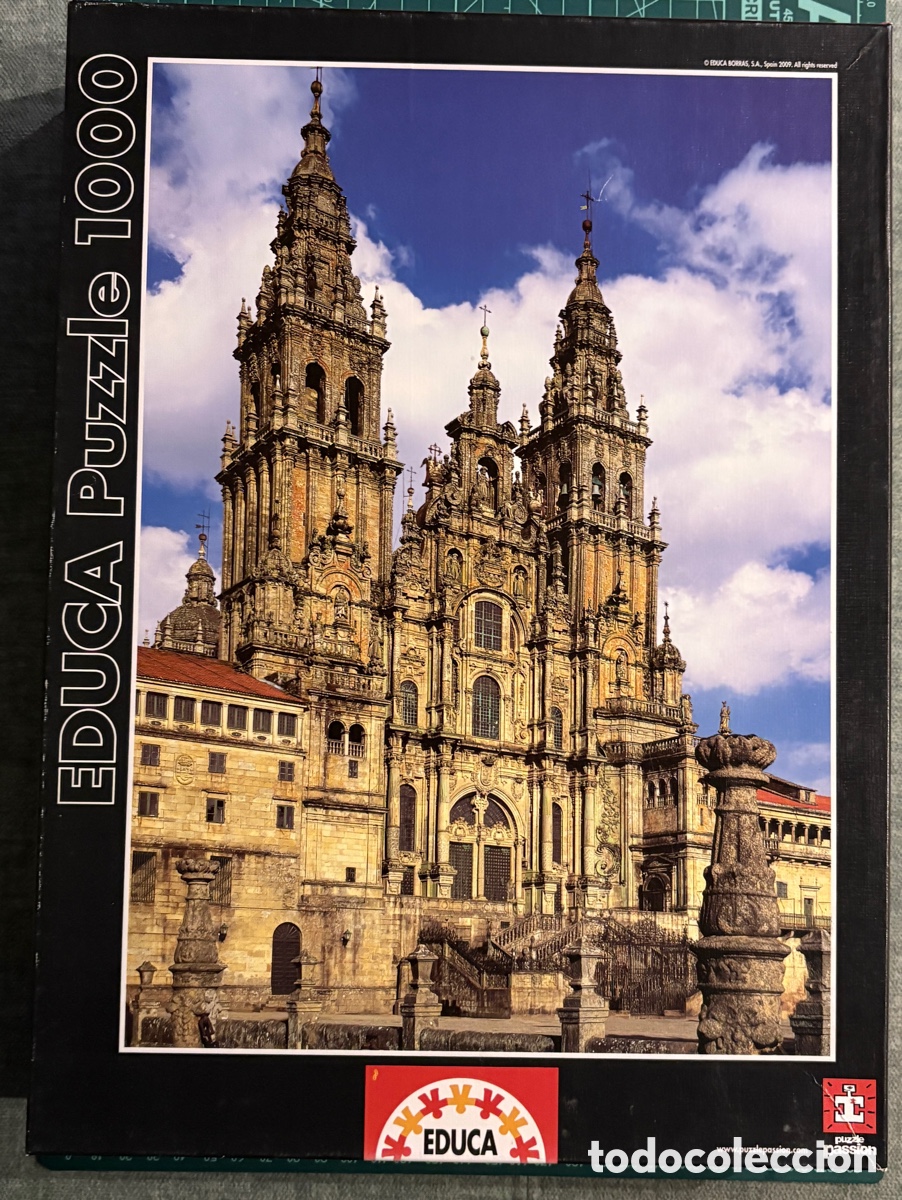 Puzzles: (L*059*) Puzle Educa 1000 piezas - Santiago de Compostela, Espa&ntilde;a (14133)