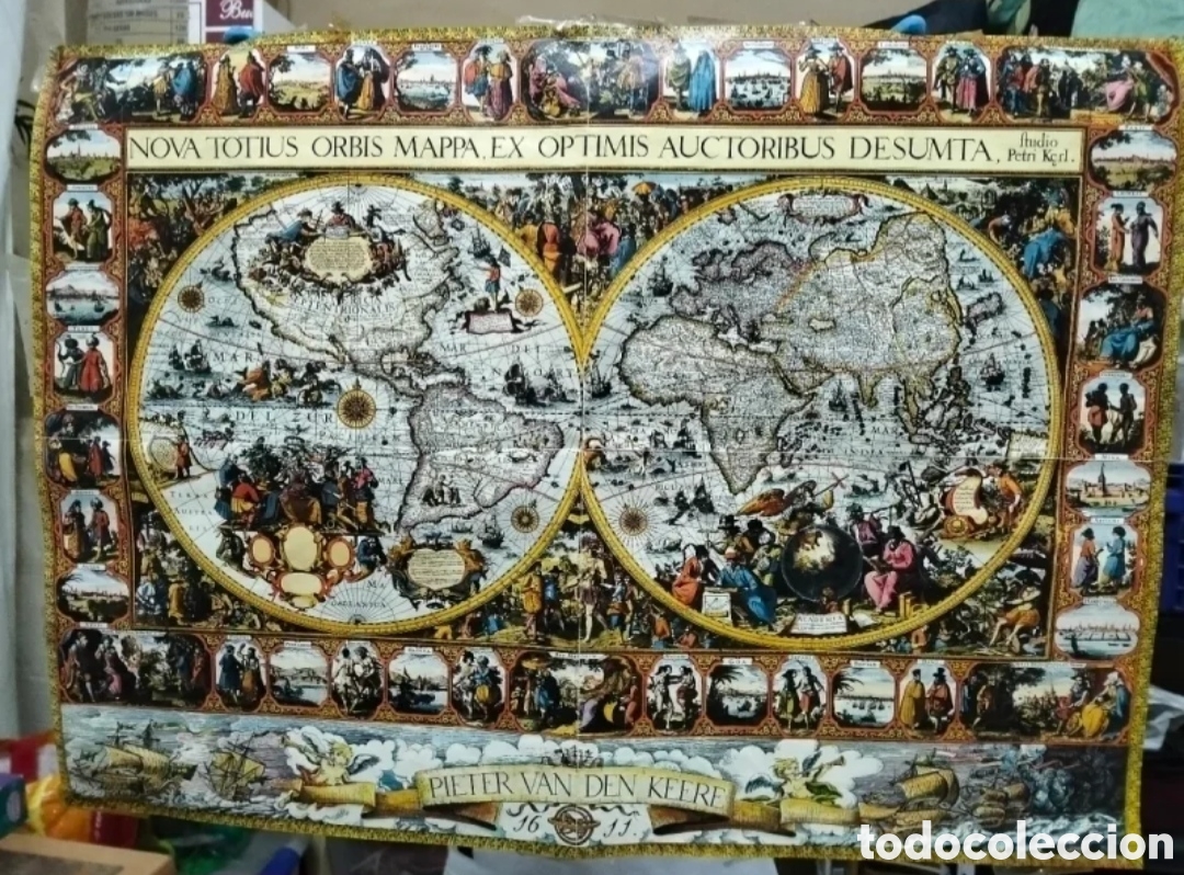 Puzzles: Puzzle 9000 piezas Ravensburger Mapamundi de 1611 - Foto 14