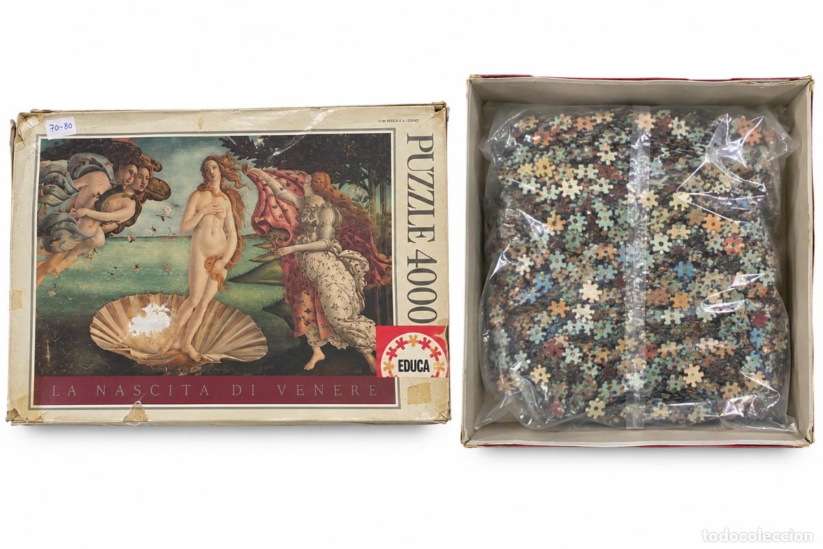 Puzzles: Puzle Educa 4000 El nacimiento de Venus Botticelli - bolsa interior cerrada