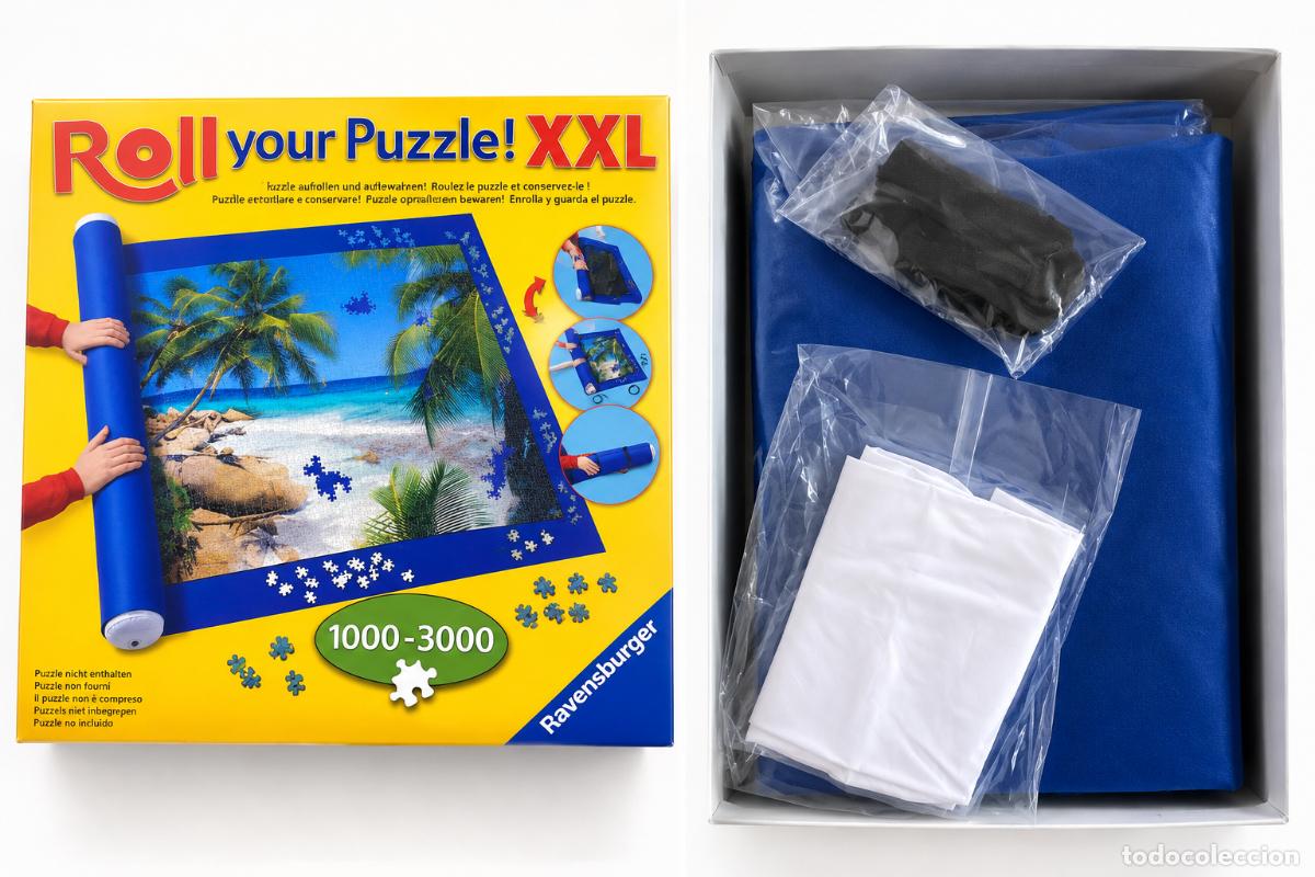 Puzzles: Tapete enrollable Ravensburger Roll your Puzzle XXL para puzles 1000-3000 piezas