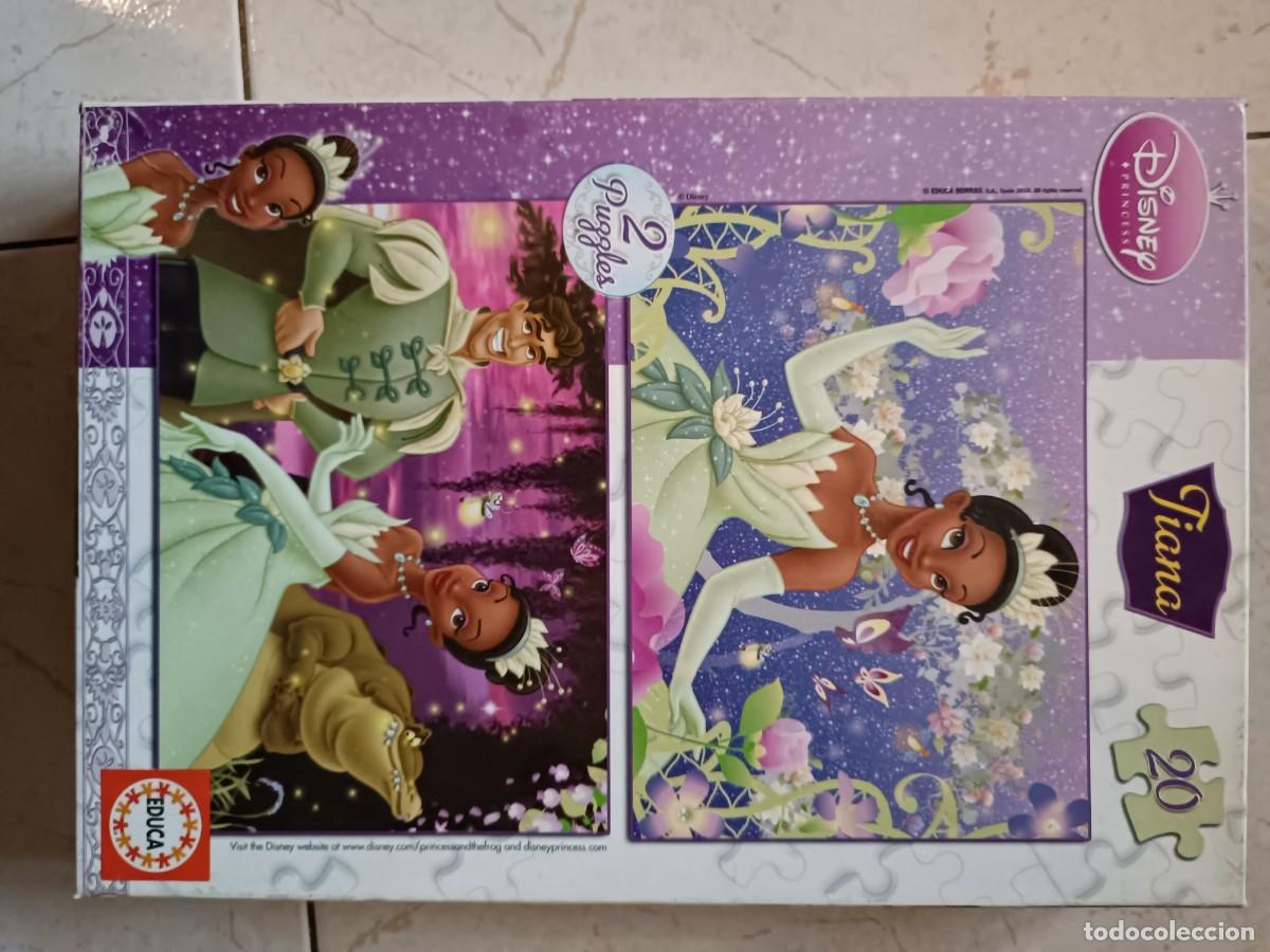 Puzzles: Educa Disney Tiana La Princesa y el Sapo 2 puzzles 20 piezas