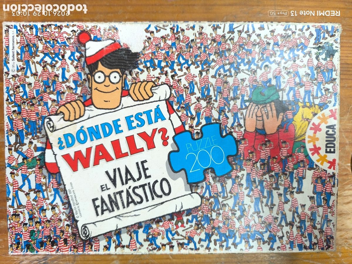 Puzzles: Puzzle donde esta Wally Mart&iacute;n handford 1991 completo