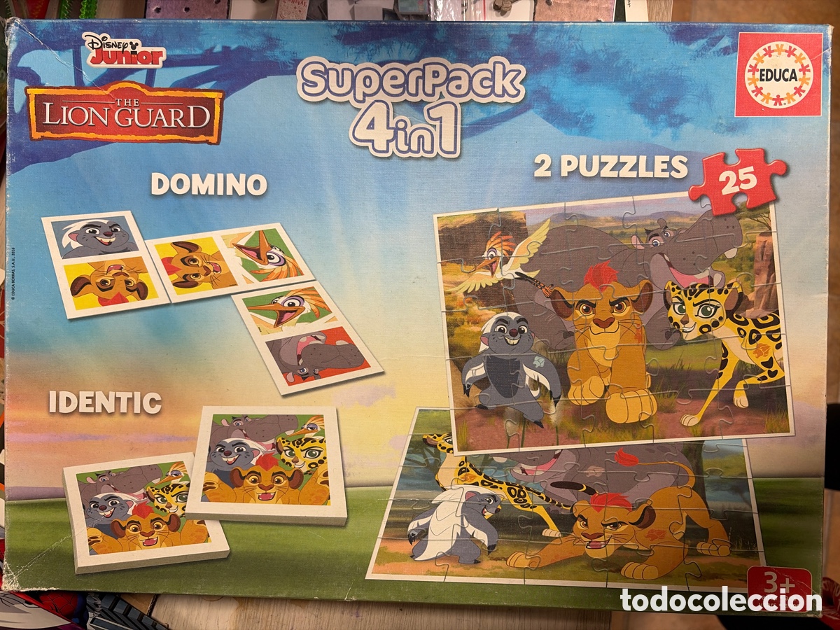 Puzzles: Educa puzzle el rey Le&oacute;n walt Disney (puzzles y dominos)