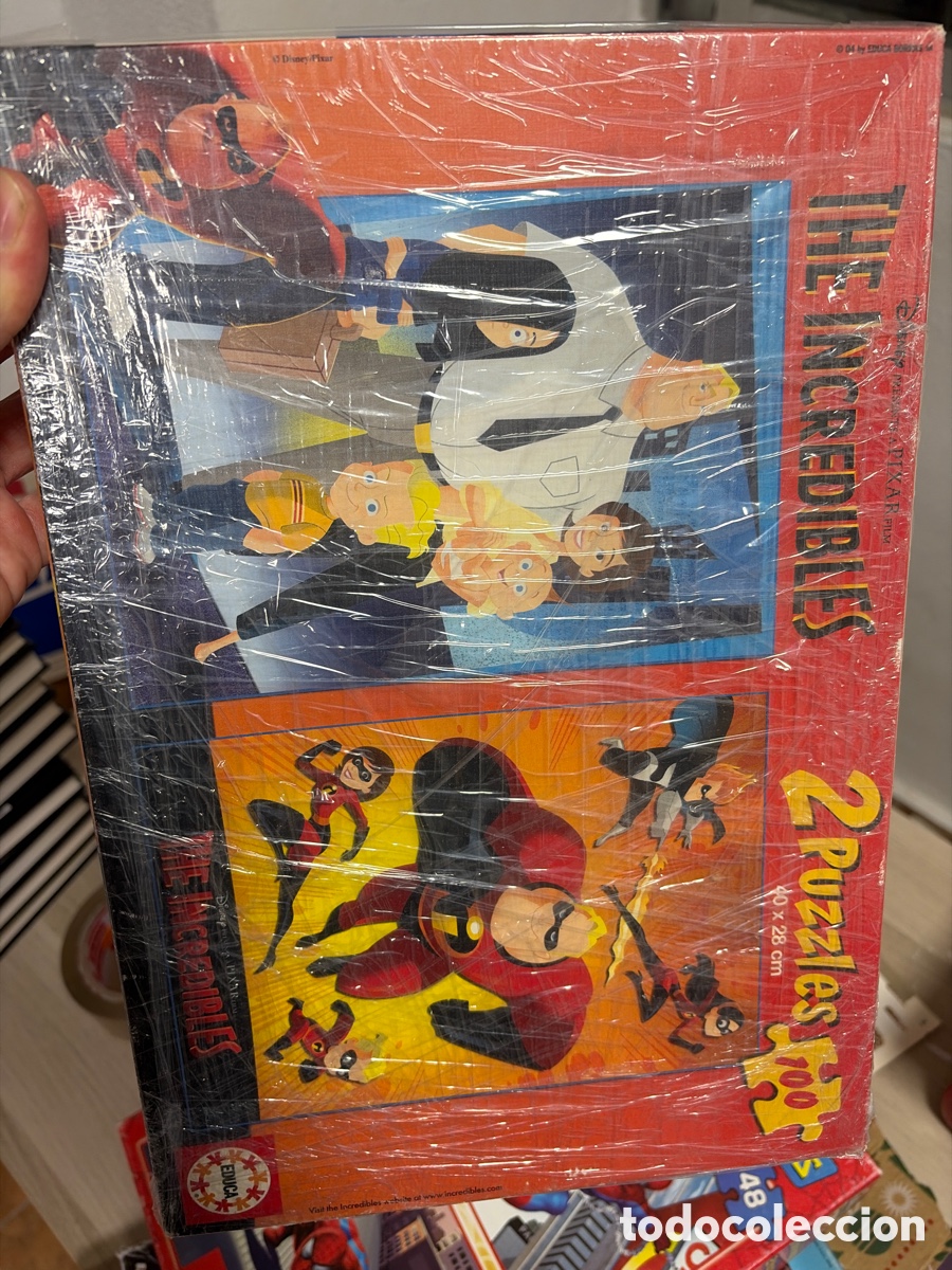 Puzzles: Educa, dos puzzles, Los Incre&iacute;bles, 100 piezas, Walt Disney