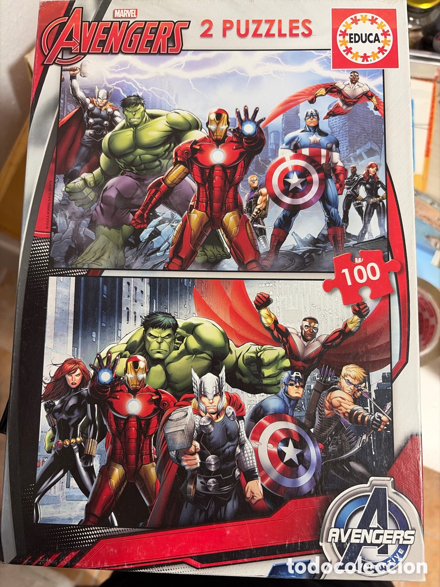 Puzzles: Educa, dos puzzles de los vengadores de Marvel puzle