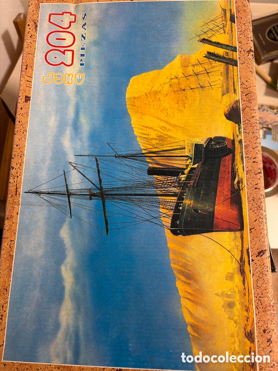 Puzzles: Antiguo puzzle de 204 piezas de barco, 30 &times; 45 cm