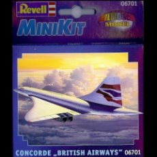 Radio Control: LOTE MAQUETA DE AVION - REVELL MINIKIT 06701 - CONCORDE DE BRITISH AIRWAYS - NUEVO EN CAJA