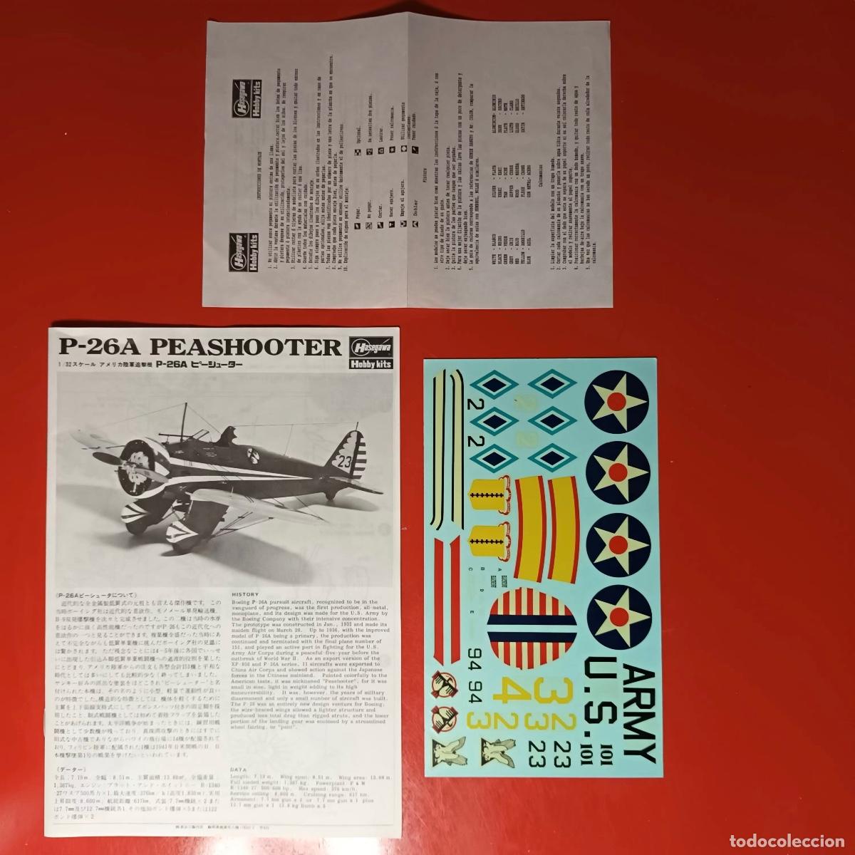 Radio control: P-26A PEASHOOTER 1/32 - Foto 1