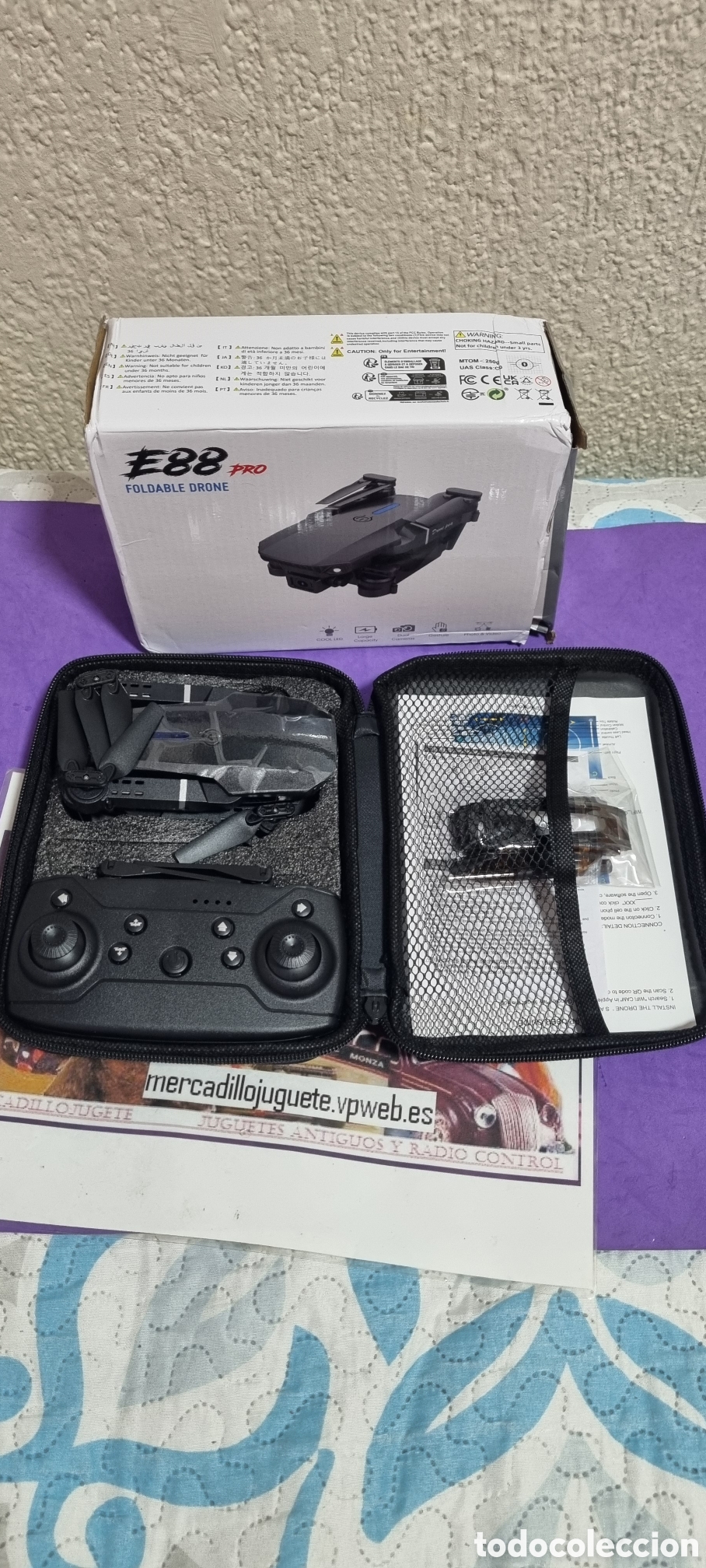 Radio control: Drone E88 pro nuevo a estrenar - Foto 1