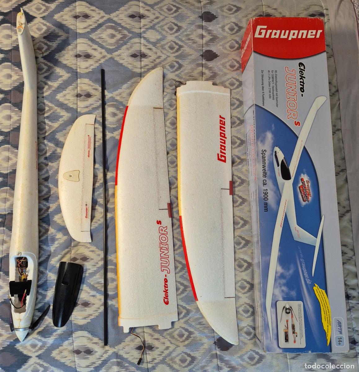 Radio control: PLANEADOR EL&Eacute;LECTRICO &rdquo;ELEKTROJUNIOR S&rdquo; DE GRAUPNER - Foto 2