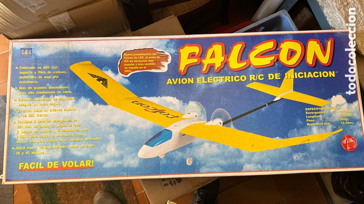 Radio Control: Avi&oacute;n Falcon Lee el&eacute;ctrico de radio control