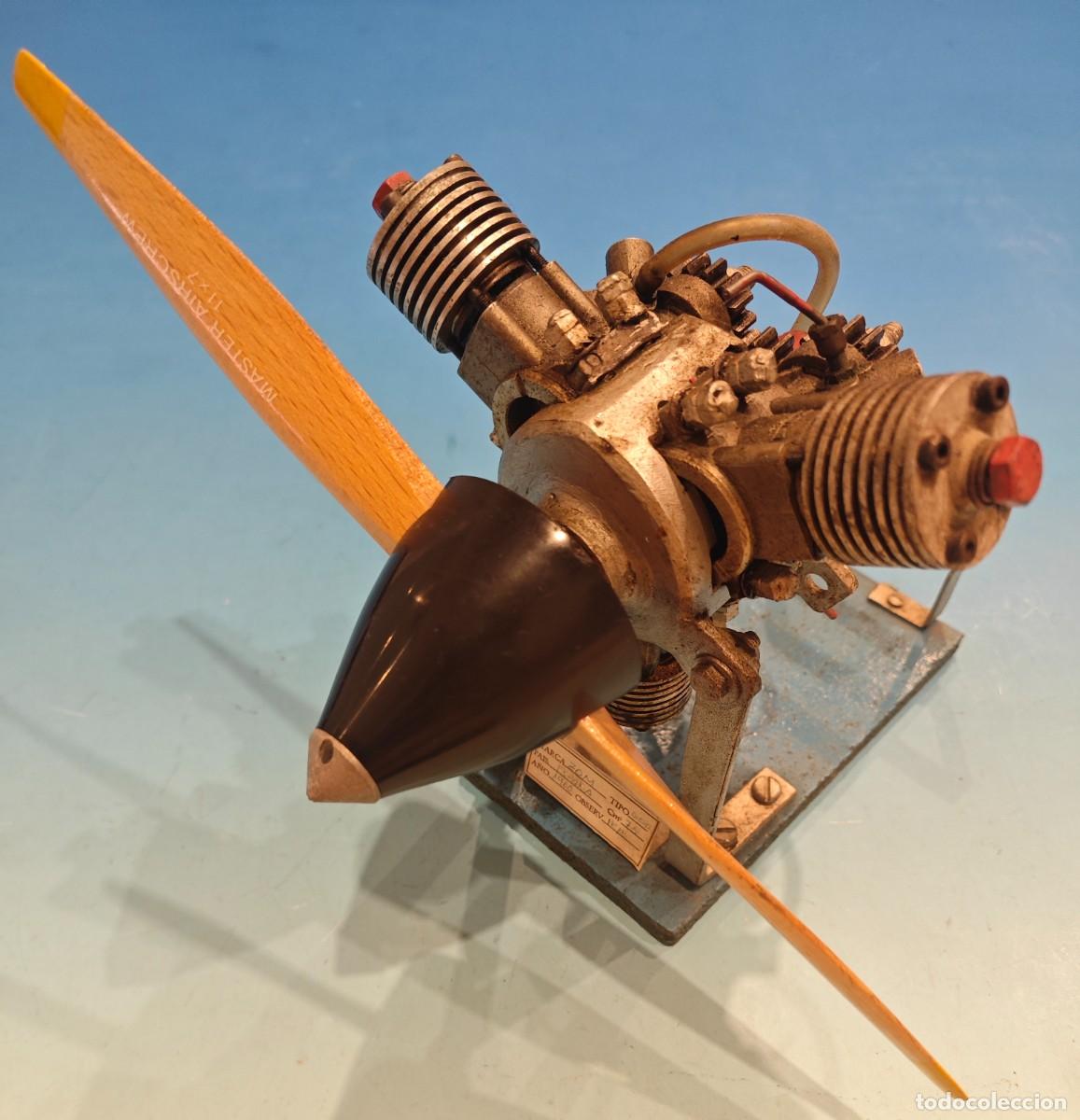 Radio Control: MOTOR AVIACION ZOM . ESPA&Ntilde;A 75 cm3 Diesel 1960
