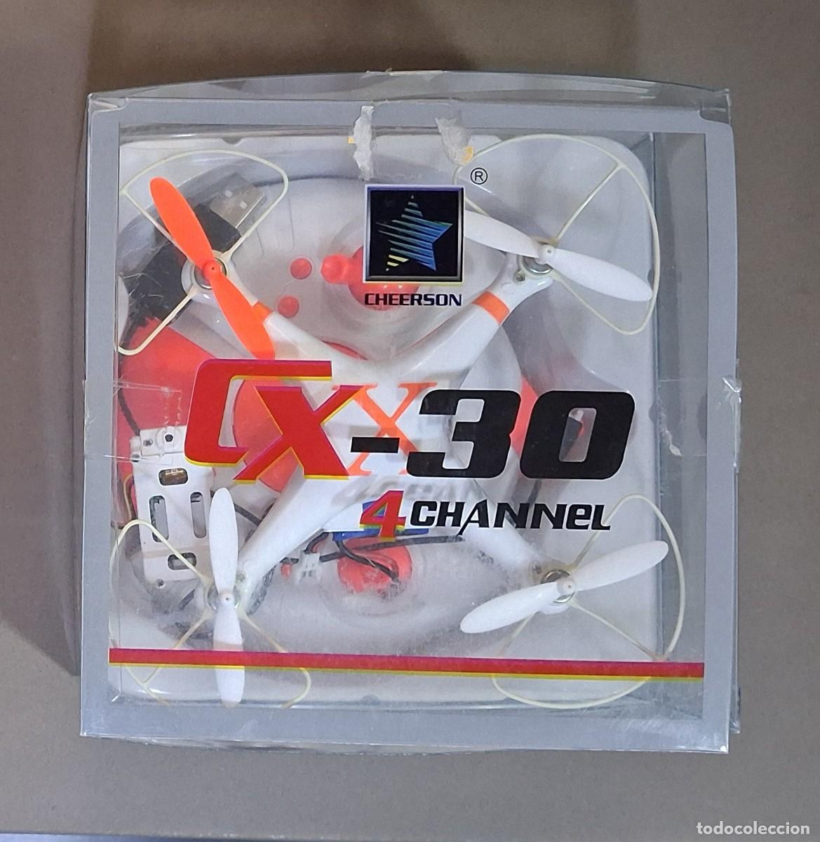 Radio Control: Dron Cheerson CX-30 con 4 canales y C&Aacute;MARA. Buen estado
