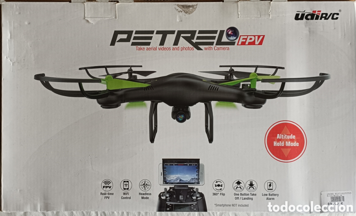 Radio Control: Dron UDI RC Petrel FPV con c&aacute;mara