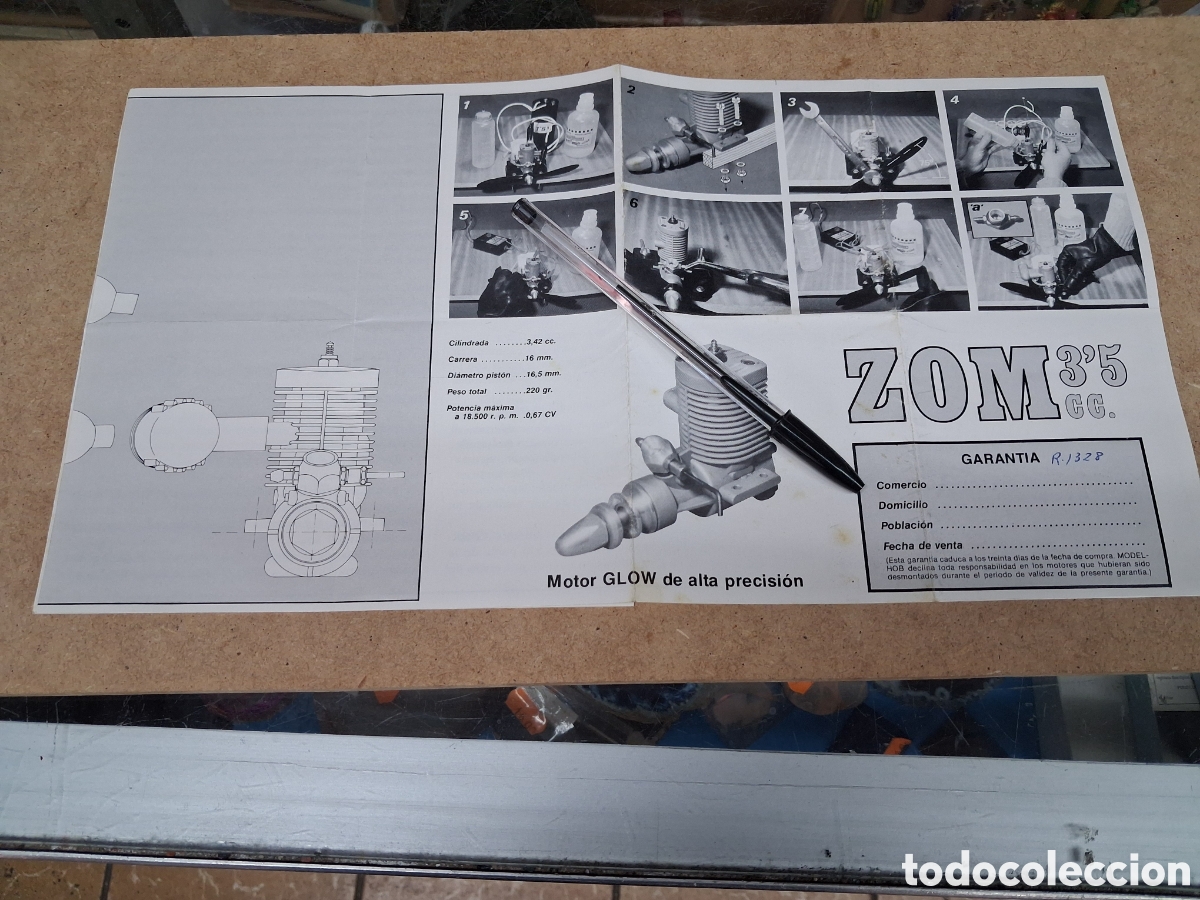 Funksteuerung: Instrucciones motor zom 3,5 cc