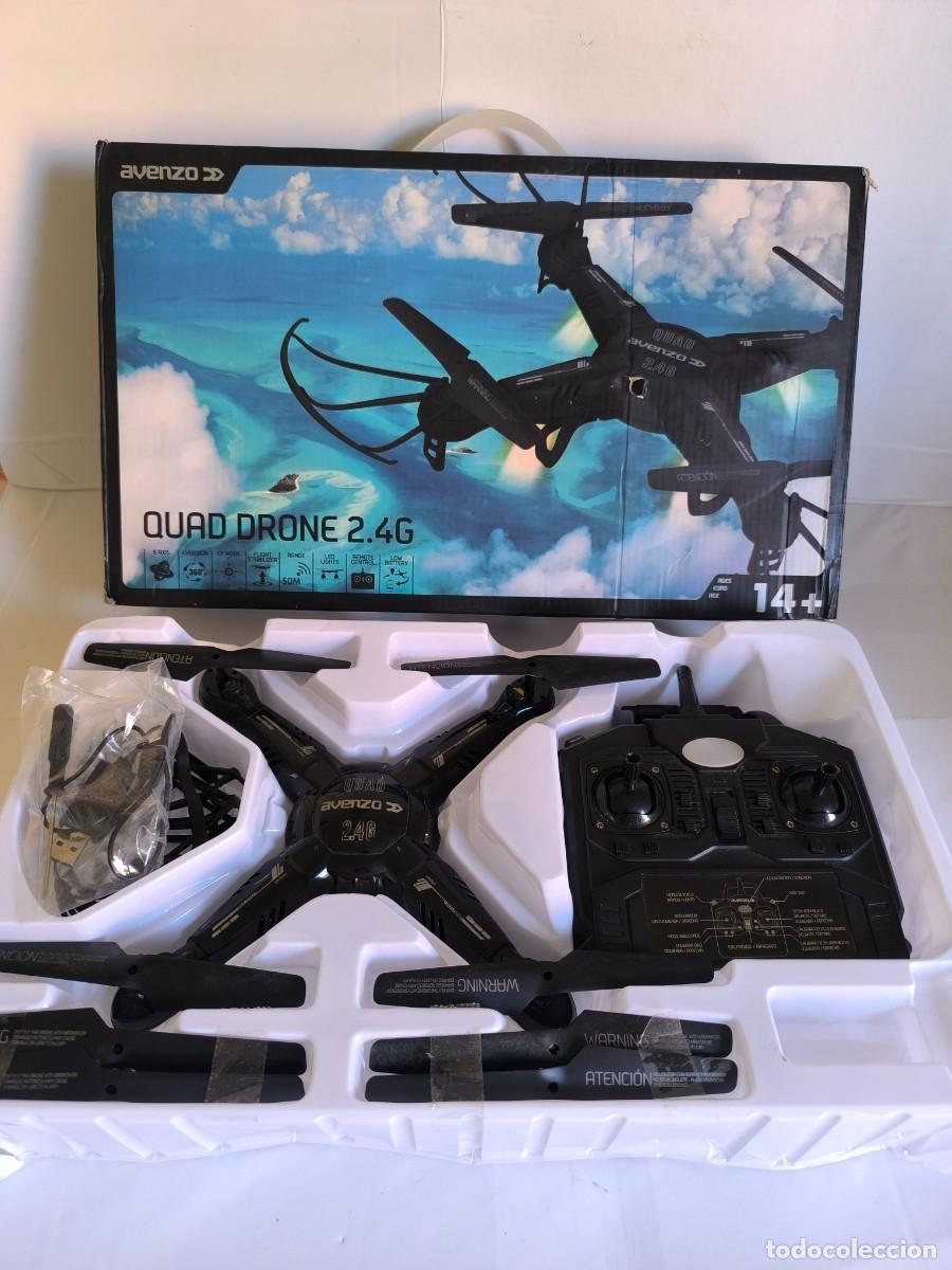 Radio control: Dron Avenzo Quad Drone 2.4G con mando y accesorios