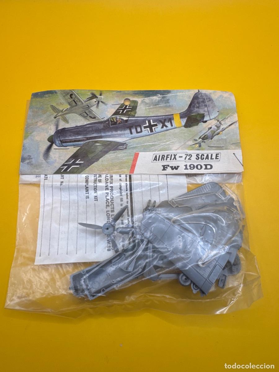 Radio control: ANTIGUA MAQUETA AIRFIX FOCKE WULF FW 190D 1:72 &ndash; AVIACI&Oacute;N ALEMANA WWII &ndash; BOLSA ORIGINAL
