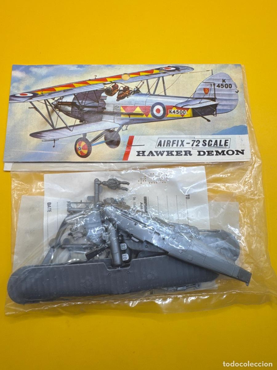 Radio control: ANTIGUA MAQUETA AIRFIX HAWKER DEMON 1:72 &ndash; BIPLANO RAF A&Ntilde;OS 30 &ndash; EDICI&Oacute;N VINTAGE A&Ntilde;OS 60/70