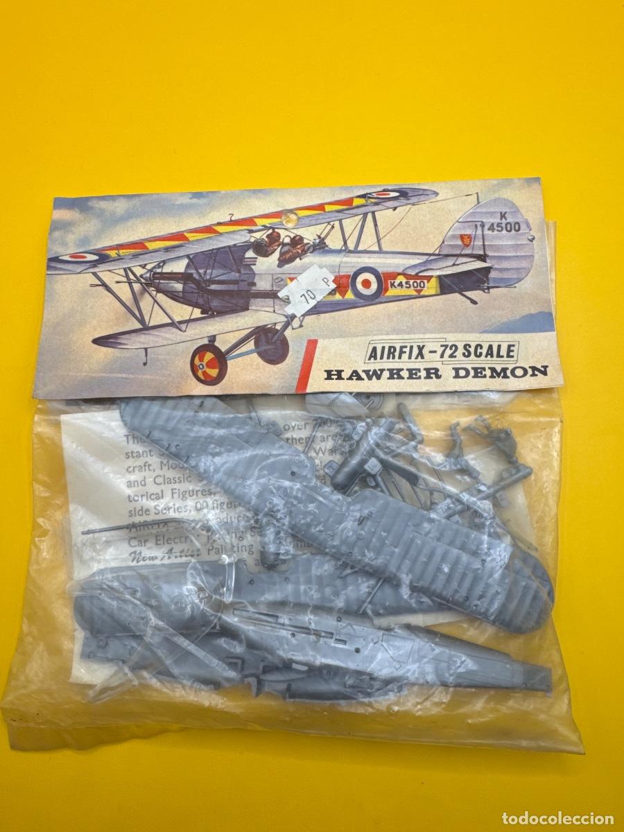 Radio control: ANTIGUA MAQUETA AIRFIX HAWKER DEMON 1:72 &ndash; BIPLANO RAF A&Ntilde;OS 30 &ndash; EDICI&Oacute;N VINTAGE A&Ntilde;OS 60/70