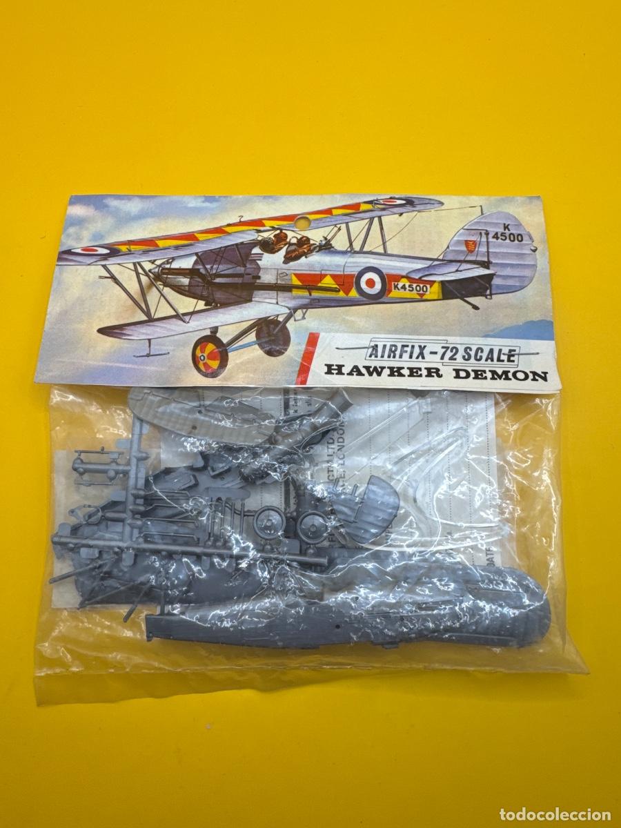Radio control: ANTIGUA MAQUETA AIRFIX HAWKER DEMON 1:72 &ndash; BIPLANO RAF A&Ntilde;OS 30 &ndash; EDICI&Oacute;N VINTAGE A&Ntilde;OS 60/70