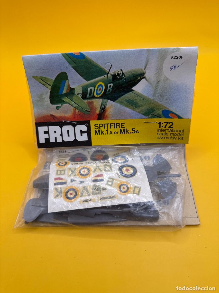 Radio control: ANTIGUA MAQUETA FROG SPITFIRE MK.IA / MK.VA 1:72 REF. F220F &ndash; AVIACI&Oacute;N RAF WWII A&Ntilde;OS 70
