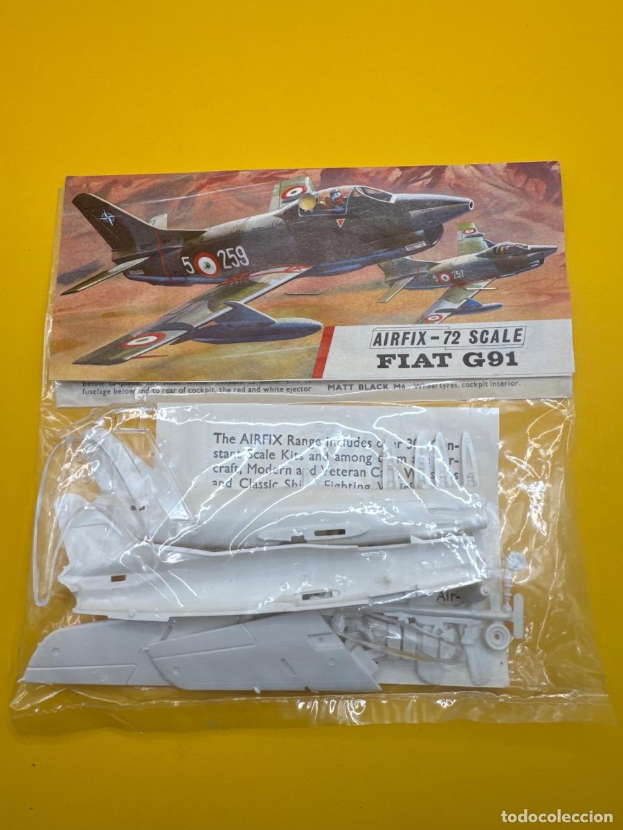 Radio control: ANTIGUA MAQUETA AIRFIX FIAT G.91 1:72 &ndash; AVIACI&Oacute;N MILITAR ITALIANA OTAN &ndash; A&Ntilde;OS 60/70