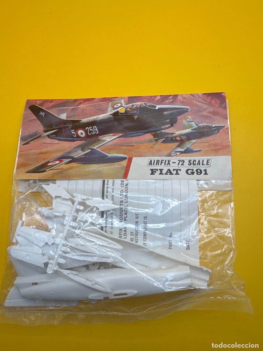 Radio control: ANTIGUA MAQUETA AIRFIX FIAT G.91 1:72 &ndash; AVIACI&Oacute;N MILITAR ITALIANA OTAN &ndash; A&Ntilde;OS 60/70