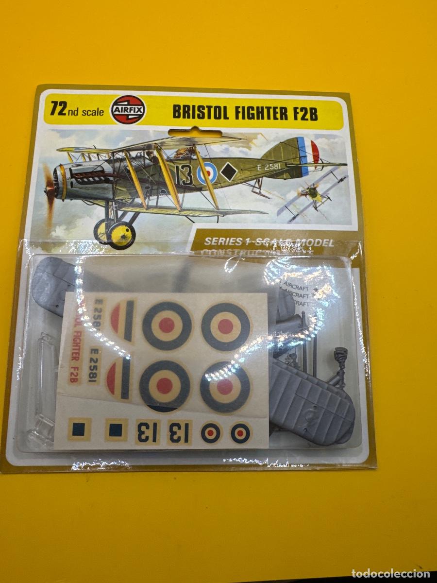 Radio control: ANTIGUA MAQUETA AIRFIX BRISTOL FIGHTER F2B 1:72 &ndash; BL&Iacute;STER ORIGINAL &ndash; AVIACI&Oacute;N I GUERRA MUNDIAL A&Ntilde;OS
