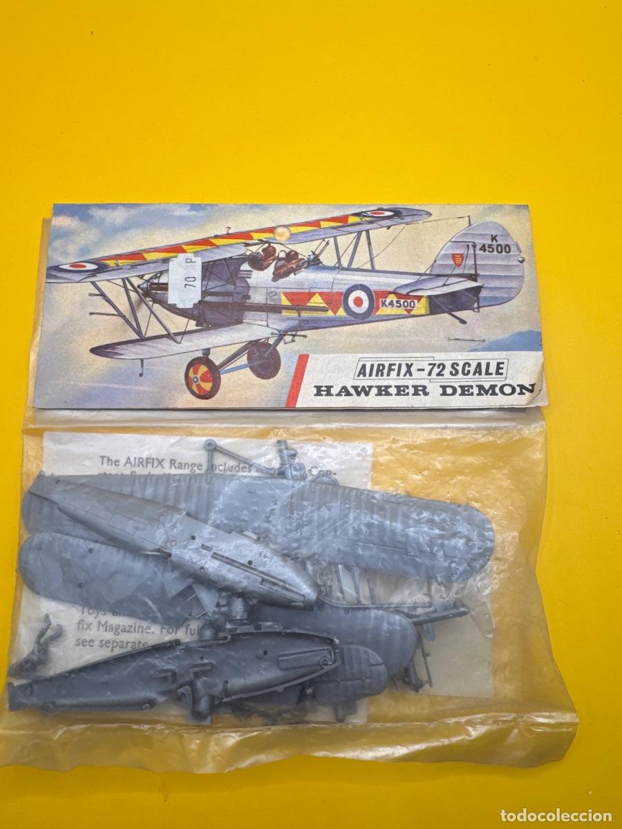 Radio control: ANTIGUA MAQUETA AIRFIX HAWKER DEMON 1:72 &ndash; BOLSA ORIGINAL A&Ntilde;OS 60 &ndash; AVIACI&Oacute;N RAF