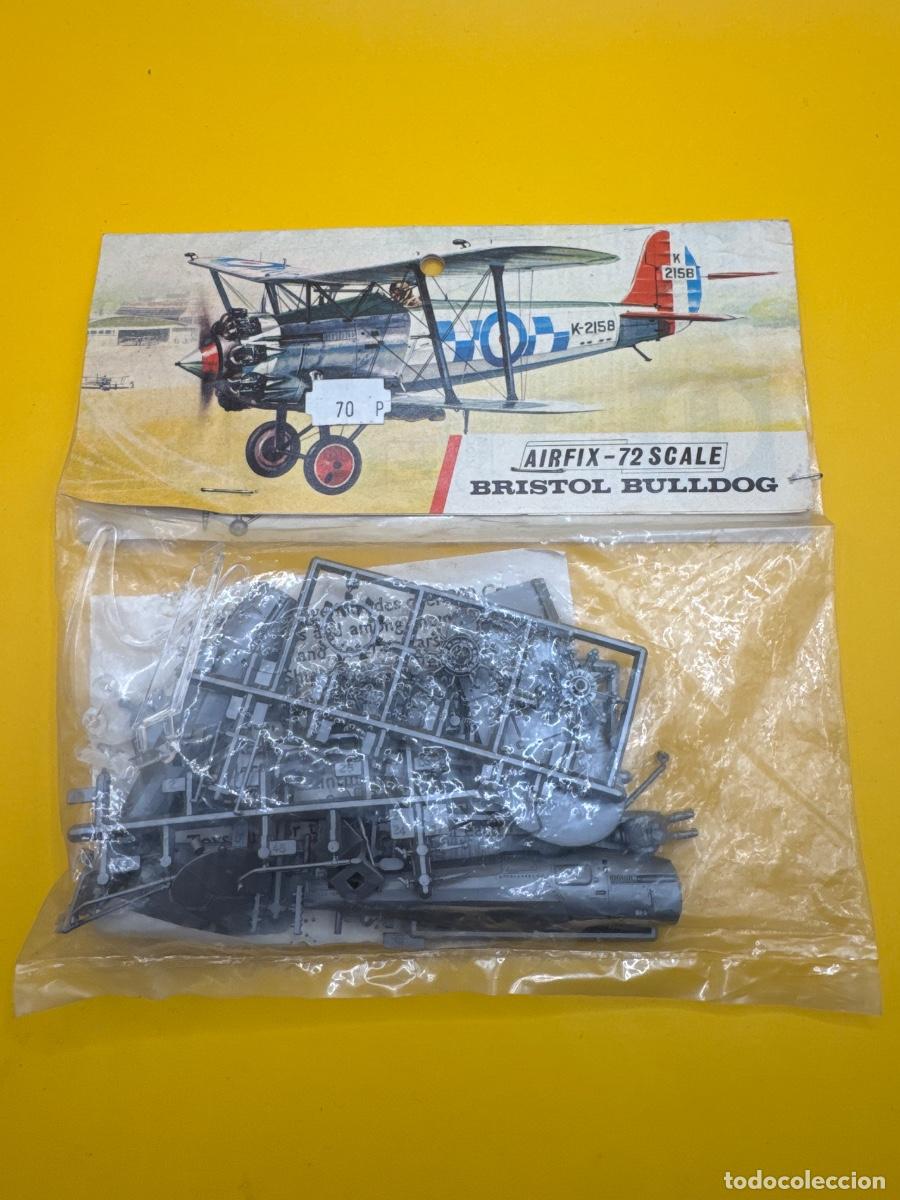 Radio control: ANTIGUA MAQUETA AIRFIX BRISTOL BULLDOG 1:72 &ndash; BOLSA ORIGINAL A&Ntilde;OS 60 &ndash; AVIACI&Oacute;N RAF