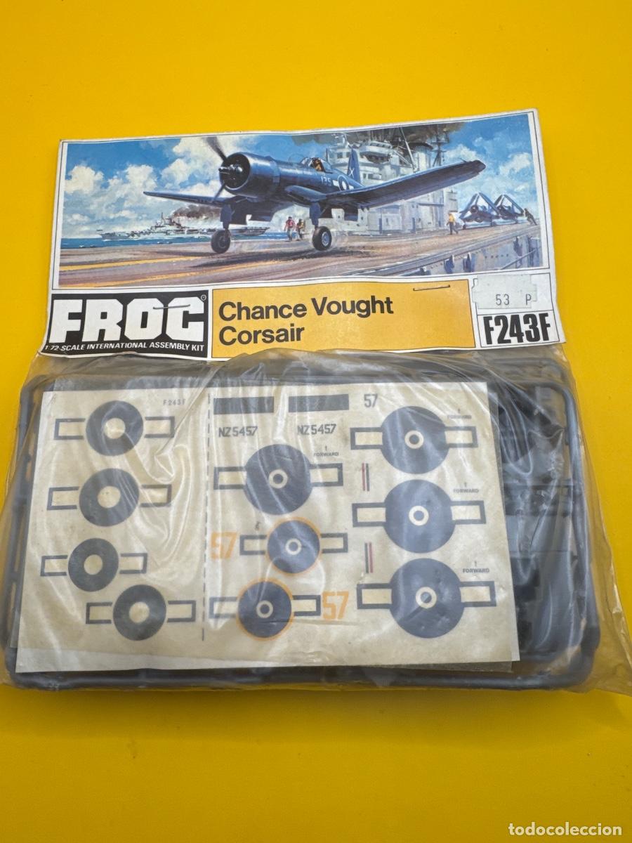 Radio control: ANTIGUA MAQUETA FROG CHANCE VOUGHT F4U CORSAIR 1:72 &ndash; REF. F243F &ndash; BOLSA ORIGINAL A&Ntilde;OS 70