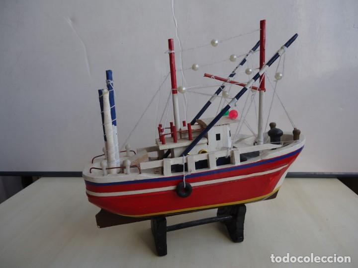 Radio control: MAQUETA DE BARCO. MADERA. - Foto 1