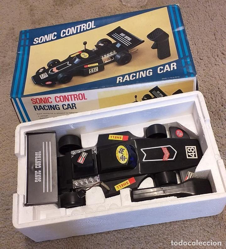 Sonic control store racing car