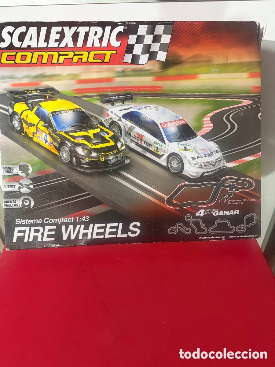 Radio control: Scalextric Compact Fire Wheels completo - Foto 6