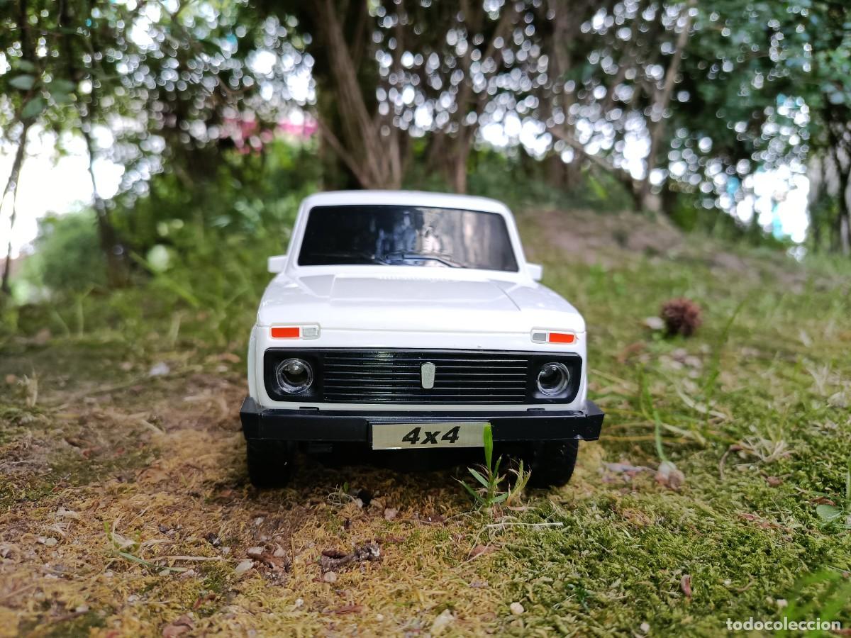Radio Control: radiocontrol Lada Niva blanco- Escala 1/16