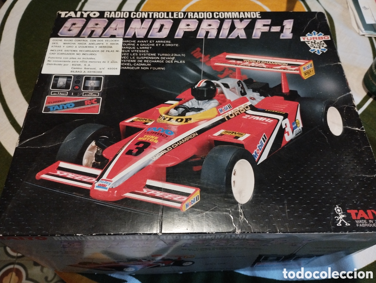 Radio Control: Taiyo radio control Grand Prix F1 con su caja