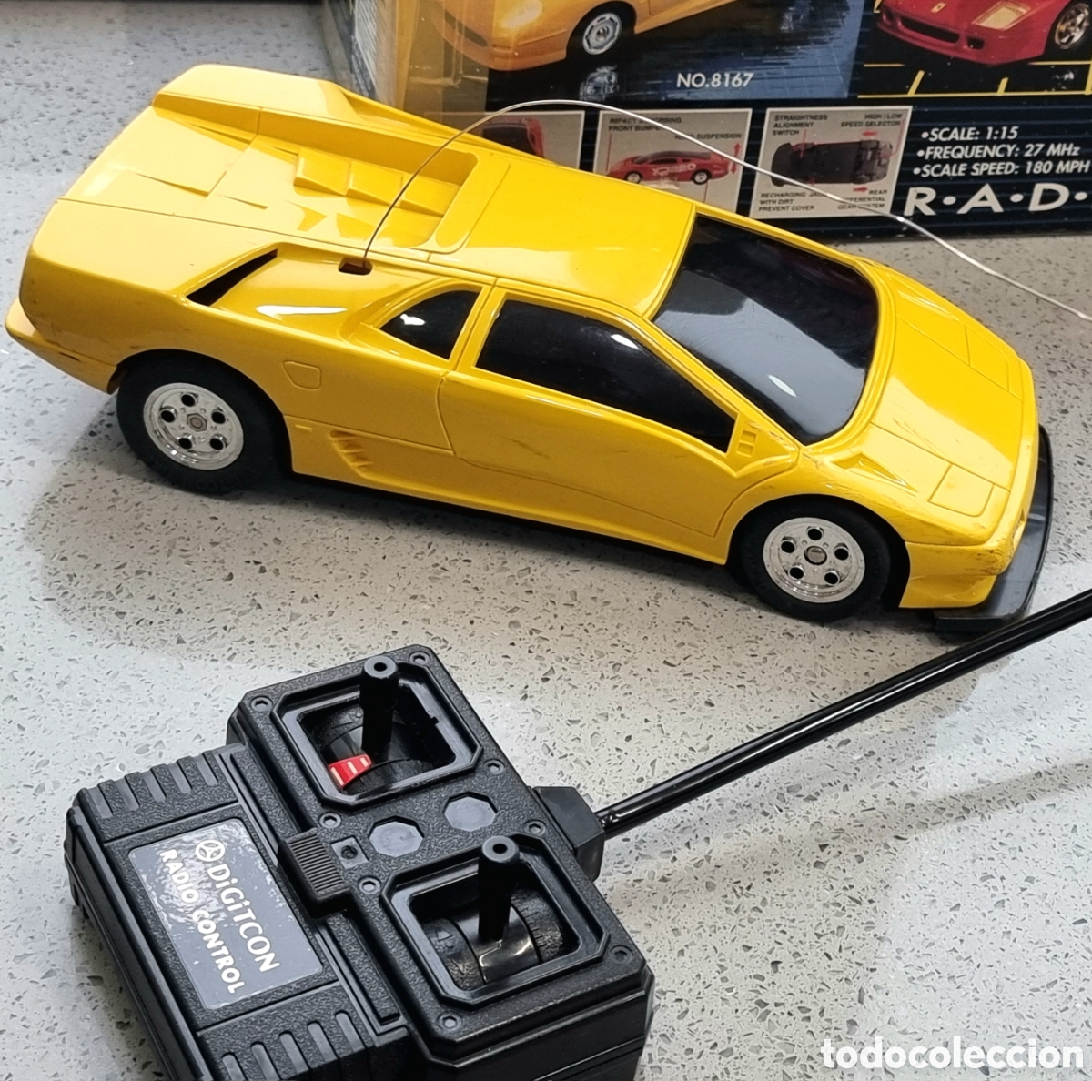 Radio Control: Coche radiocontrol Jaguar XJ220 amarillo