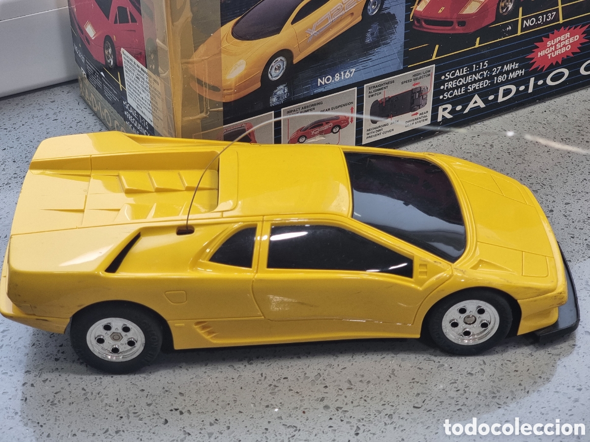 Radio Control: Coche radiocontrol Jaguar XJ220 amarillo