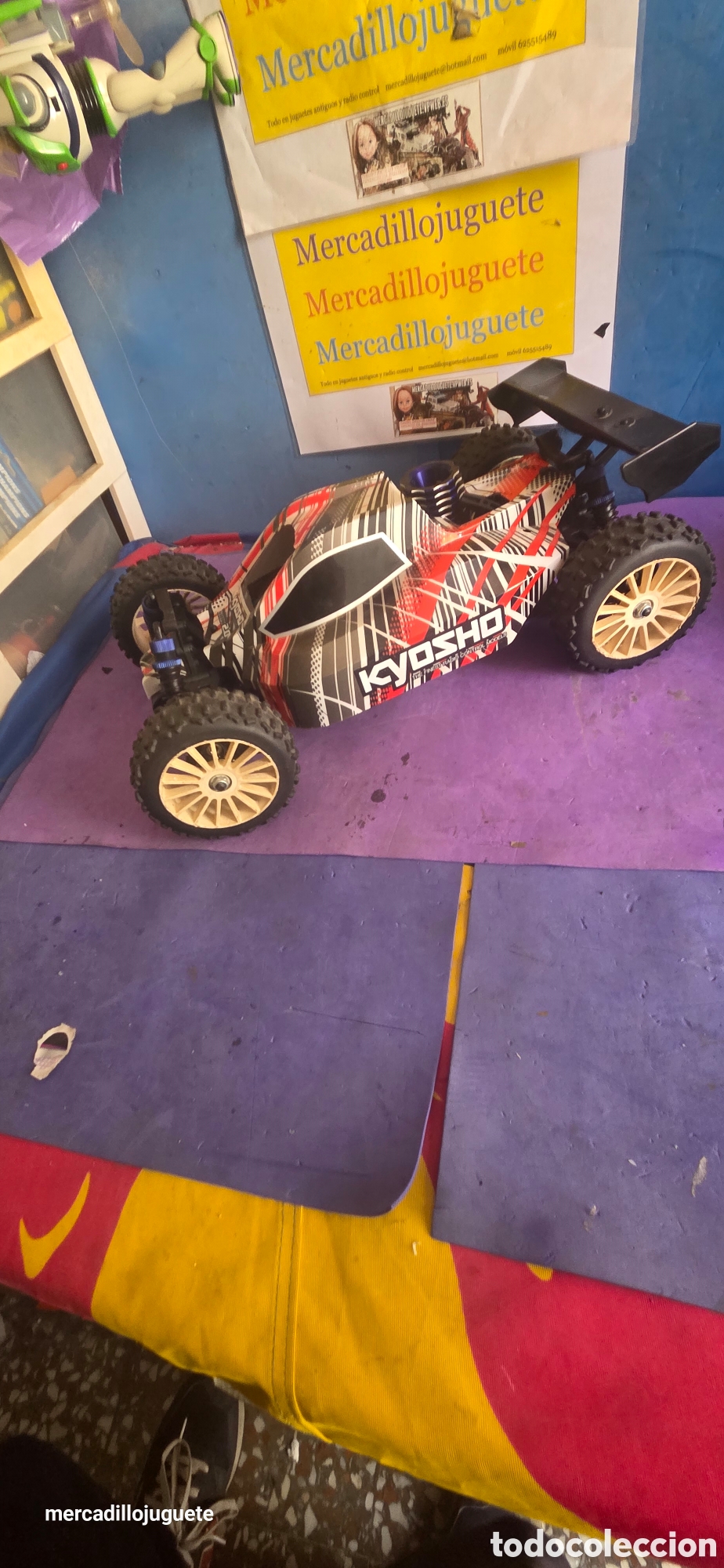Radio control: Kyosho rc coche nitro