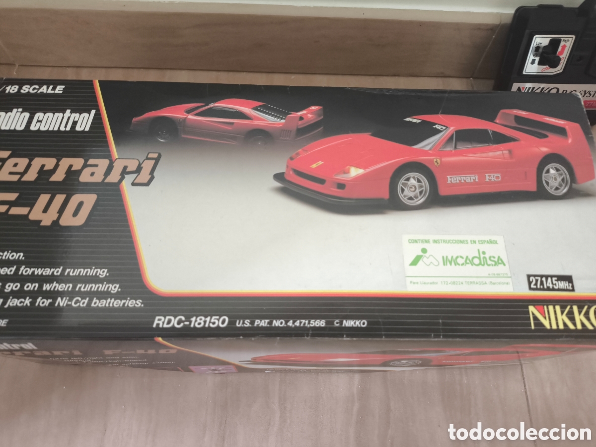 Radio control: Coche teledirigido Ferrari F40 Nikko