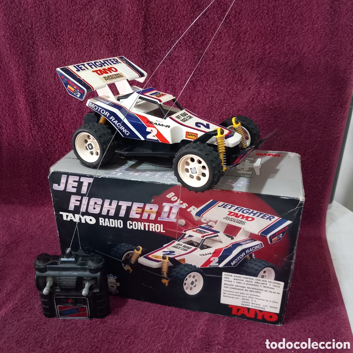 Radio control: TAIYO JET FIGHTER-2/CON MANDO+EN CAJA ORIGINAL