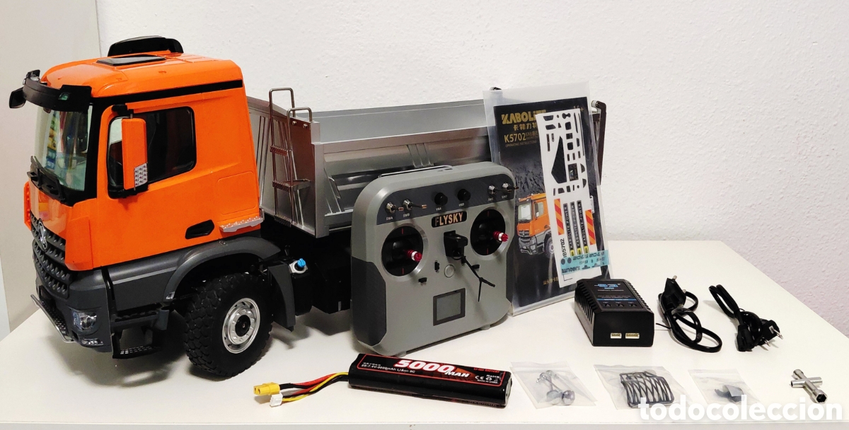 Radio control: Kabolite Ref:K5702 : Cami&oacute;n Arocs 6x6 con Caja Basculante