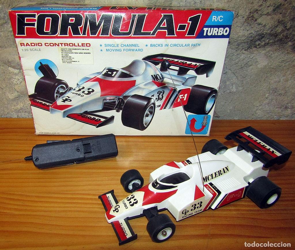 Radio control: ANTIGUO COCHE RC FORMULA 1 - NUEVO, EN SU CAJA Y FUNCIONANDO - HONG KONG, A&Ntilde;OS 80 - RADIOCONTROL
