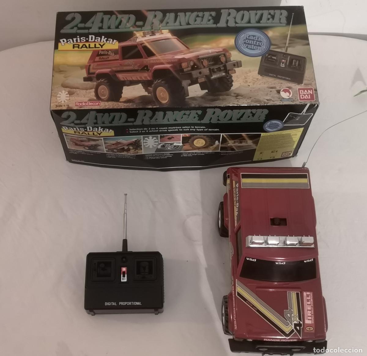 Radio Control: SHINSEI RADICONTROL 2-4WD RANGE ROVER 4X4 PARIS DAKAR BANDAI (2)