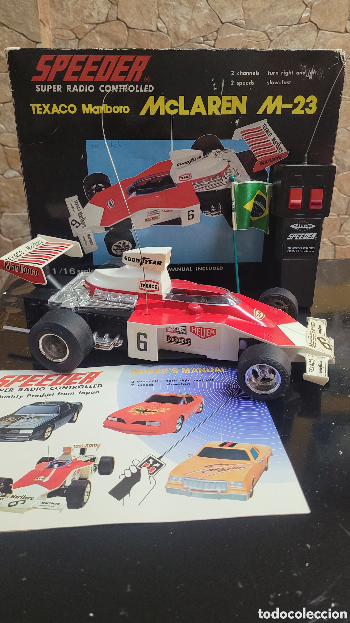 Radio control: McLaren M-23 Nelson Fittipaldi F1