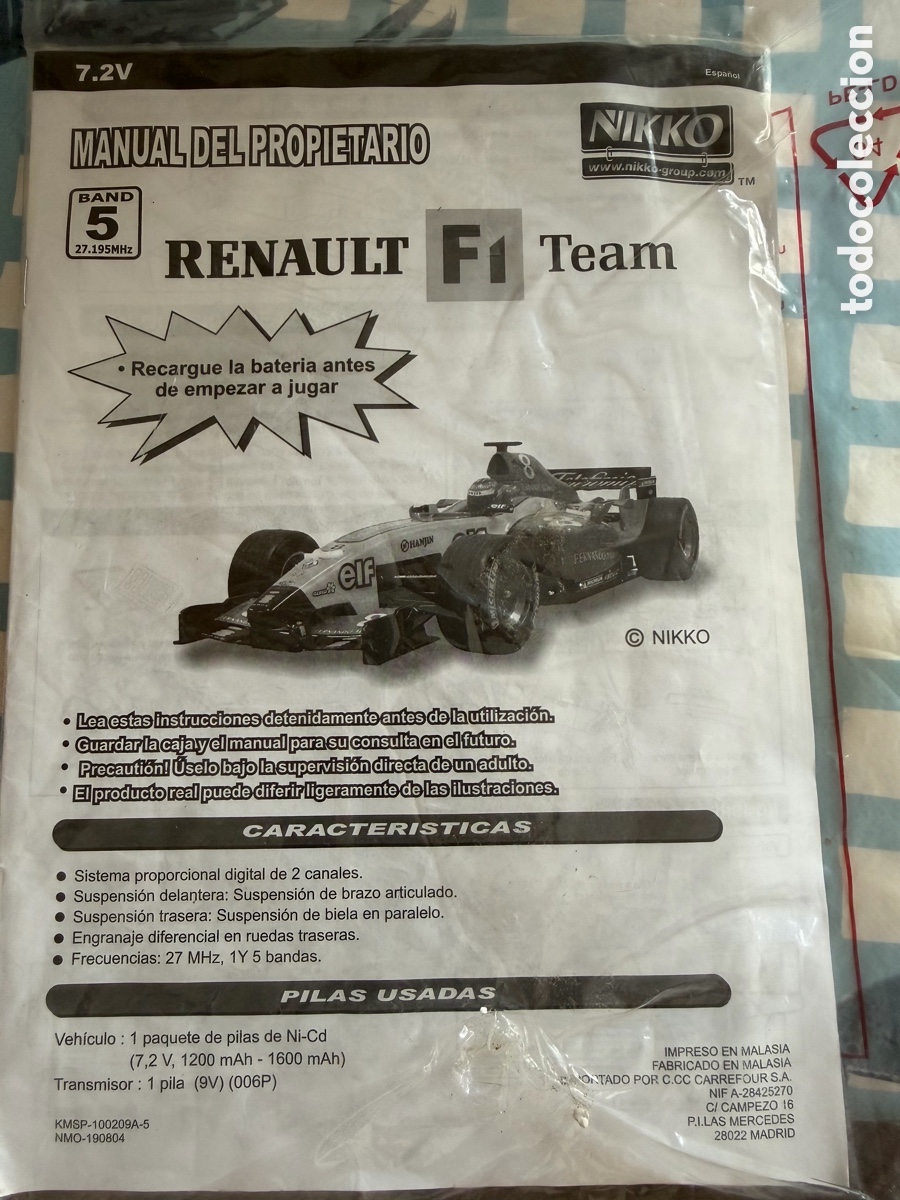 Radio control: F1 RENAULT NIKKO TEAM - Foto 10