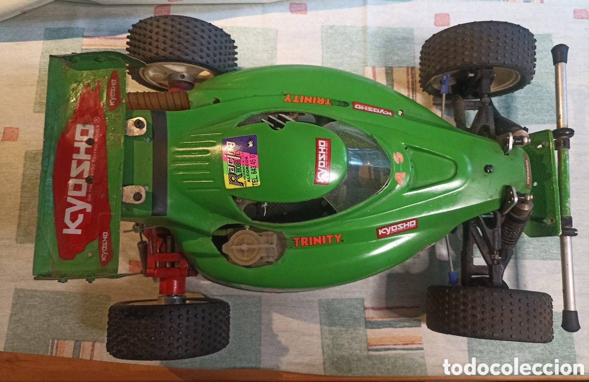 Radio control: Coche teledirigido motor de gasolina fabricaci&oacute;n artesanal - No probado