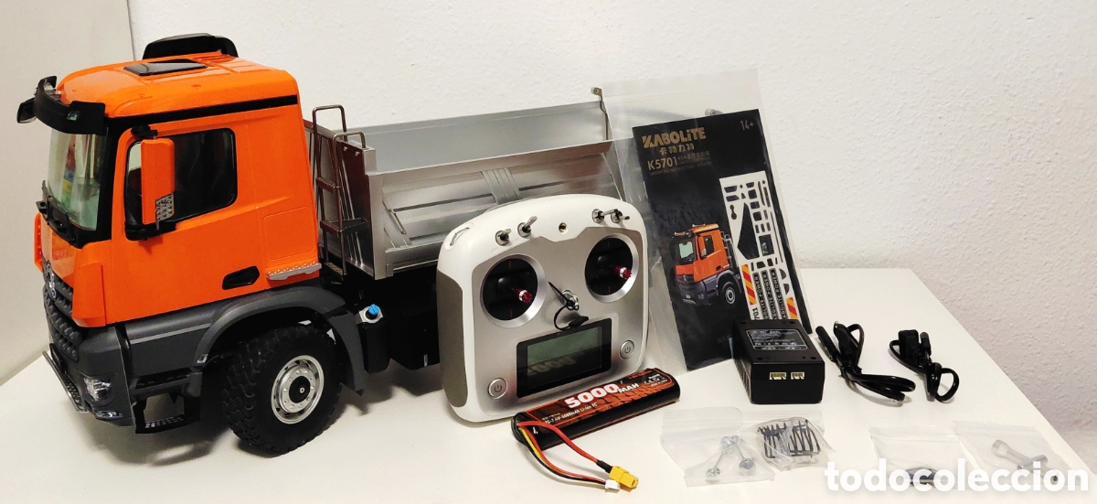 Radio control: Kabolite Ref:K5701 : Cami&oacute;n Arocs 4x4 con Caja Basculante