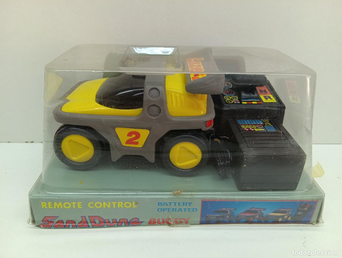 Radio control: Antiguo coche teledirigido Sand Dune Buggy - A&ntilde;os 80 - Hecho en Hong Kong - Con caja original