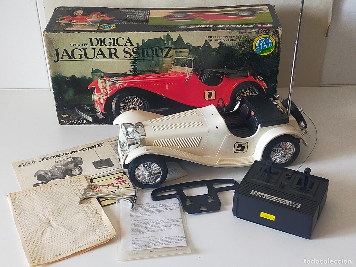 Radio control: Escala 1/10: EPOCH&acute;S Digica JAGUAR SS100Z Radio Control - Fabricado en Jap&oacute;n, a&ntilde;os 1978/79
